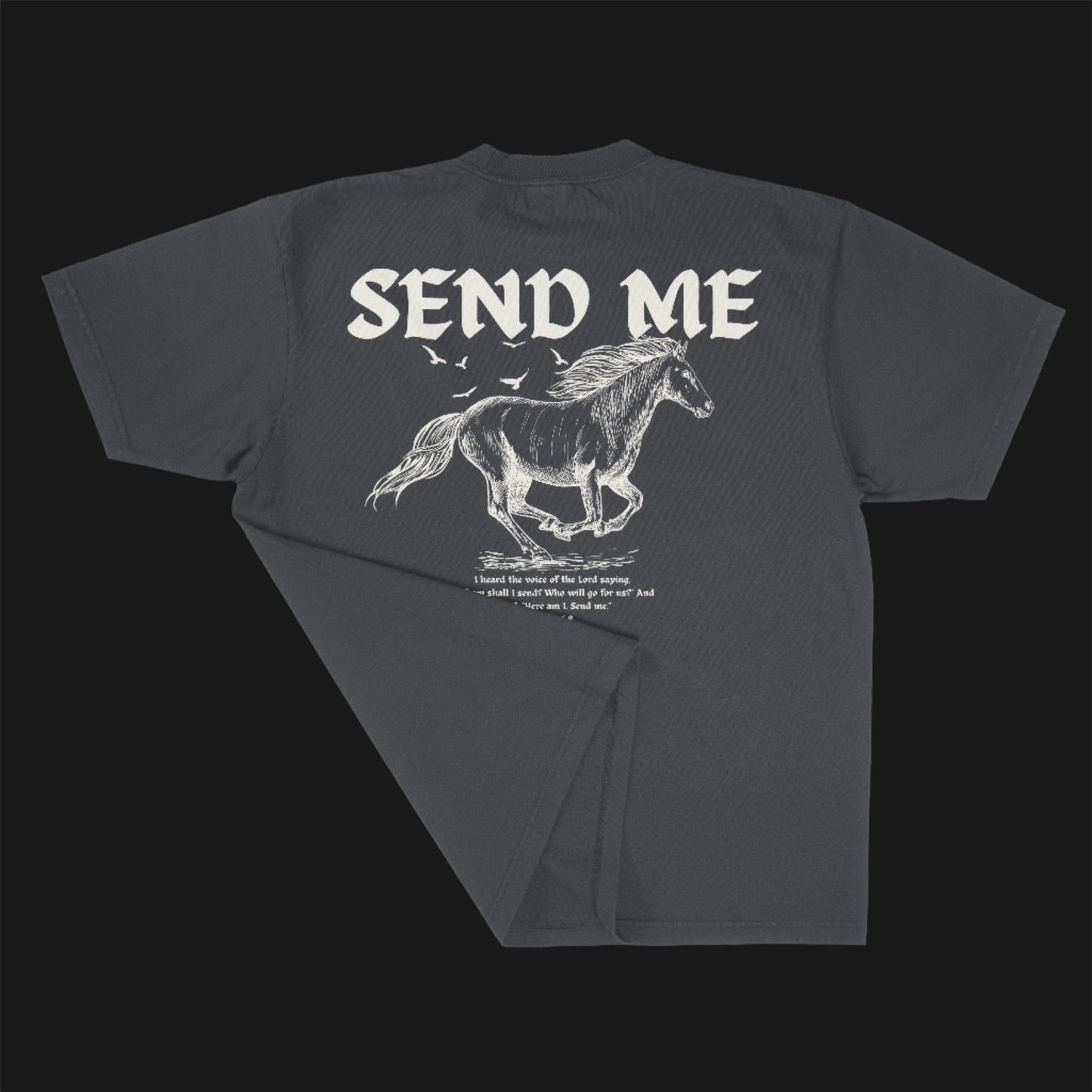 SEND ME “HEAVYWEIGHT” TEE IN SHADOW